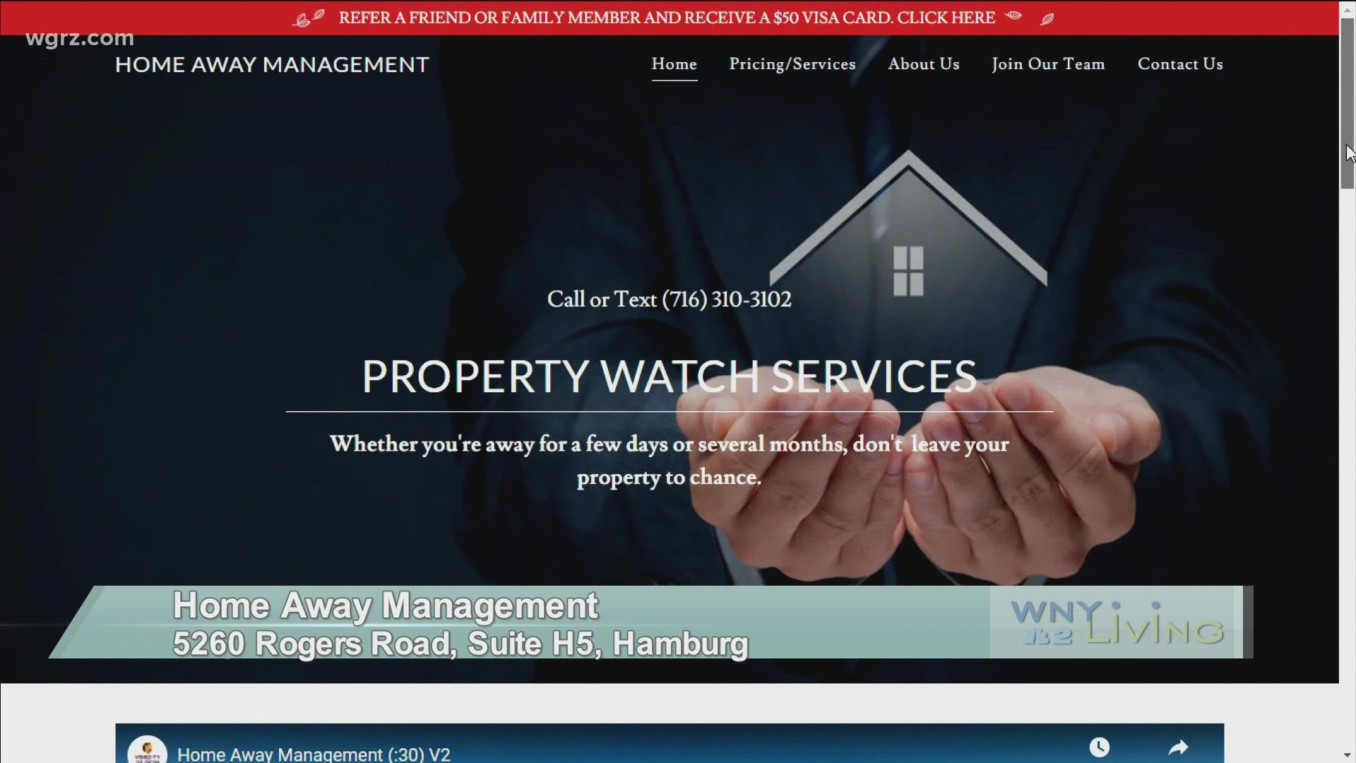 WNY Living - October 2 - Home Away Management (THIS VIDEO IS SPONSORED BY HOME AWAY MANAGEMENT)
