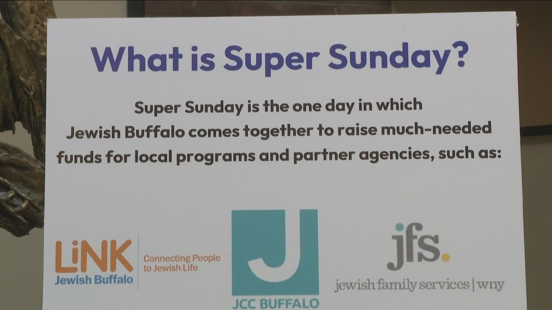 The 43rd annual Super Sunday phone-a-thon hopes to raise $50,000 on Sunday and $2 million by the end of the year.  The funds will be used to help people in need.
