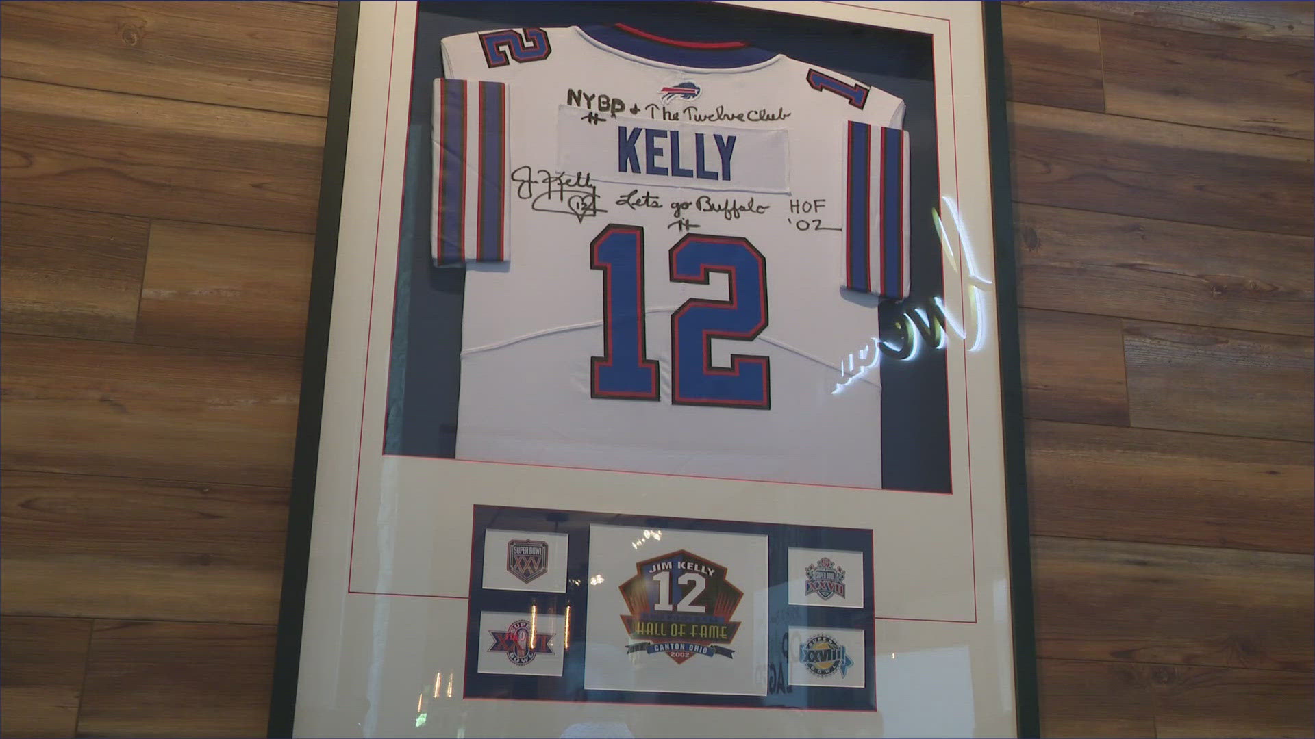 A ribbon-cutting was held Friday for "The Twelve Club," a space at the New York Beer Project named after Bills great Jim Kelly.