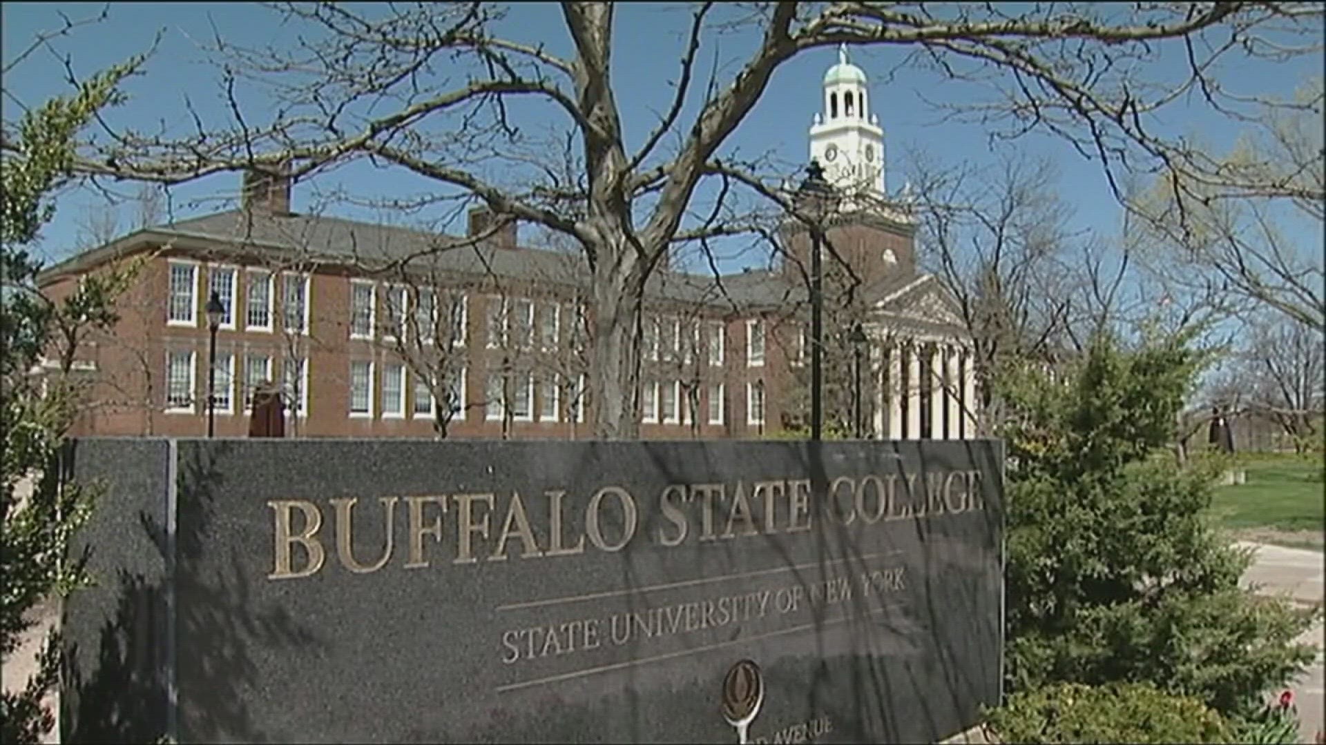 state is considering housing asylum seekers at Buff State or UB saying Buff State is the better option because there are dorms there that won't be used in the fall