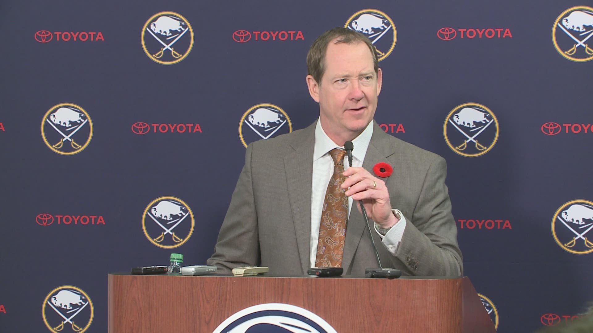 Sabres head coach Phil Housley talks about the Sabres come from behind win over Vancouver Saturday afternoon.