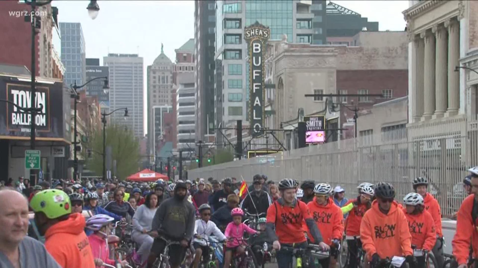 Mary Normalt dissipation Slow Roll Buffalo gets underway, winds through downtown | wgrz.com