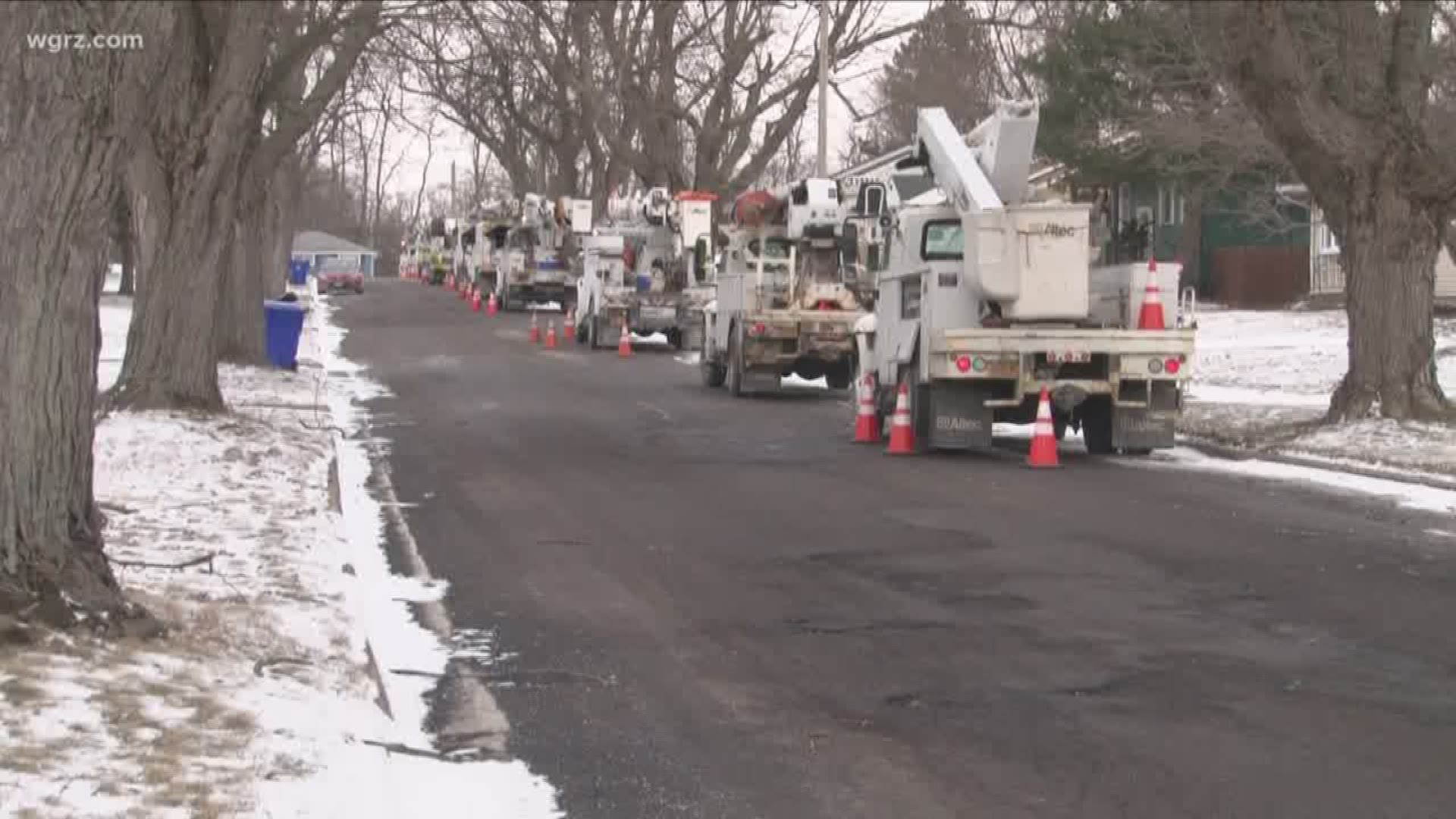 Getting Power Back On Across WNY