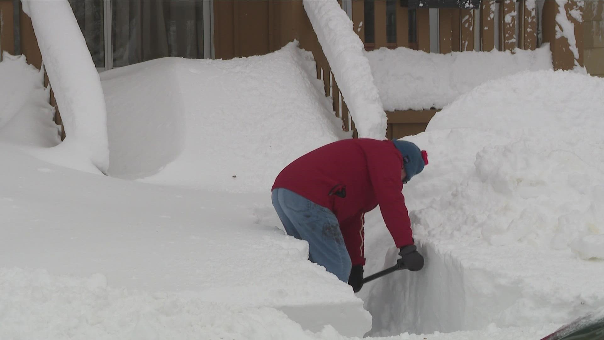Snow removal efforts in South Buffalo