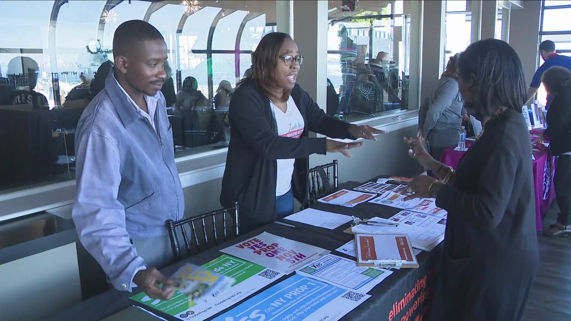 A health, wellness, and education expo was held in downtown Buffalo. Panel discussions and food demos helped teach people how to live a healthier lifestyle.