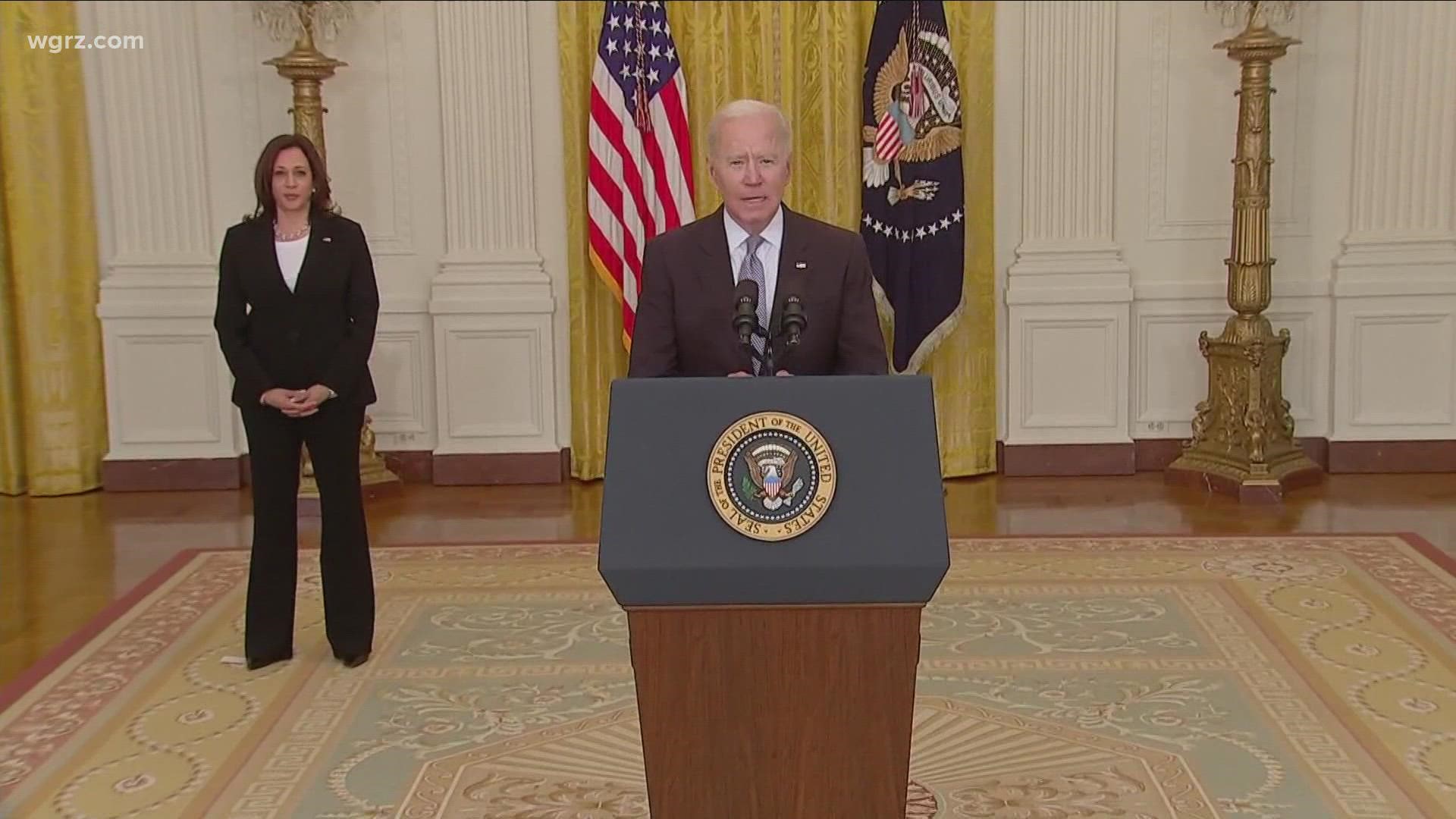 President Biden says too many Americans would face economic hardship if student loan payments restarted in May.