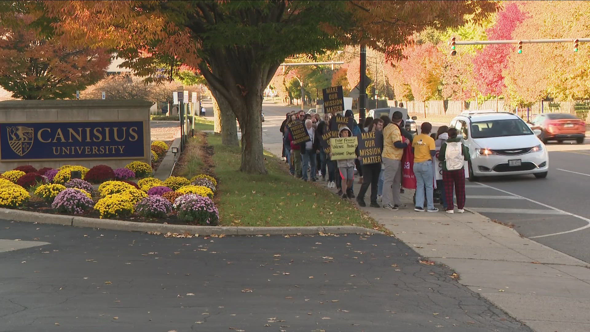 Protest against proposed Canisius University budget