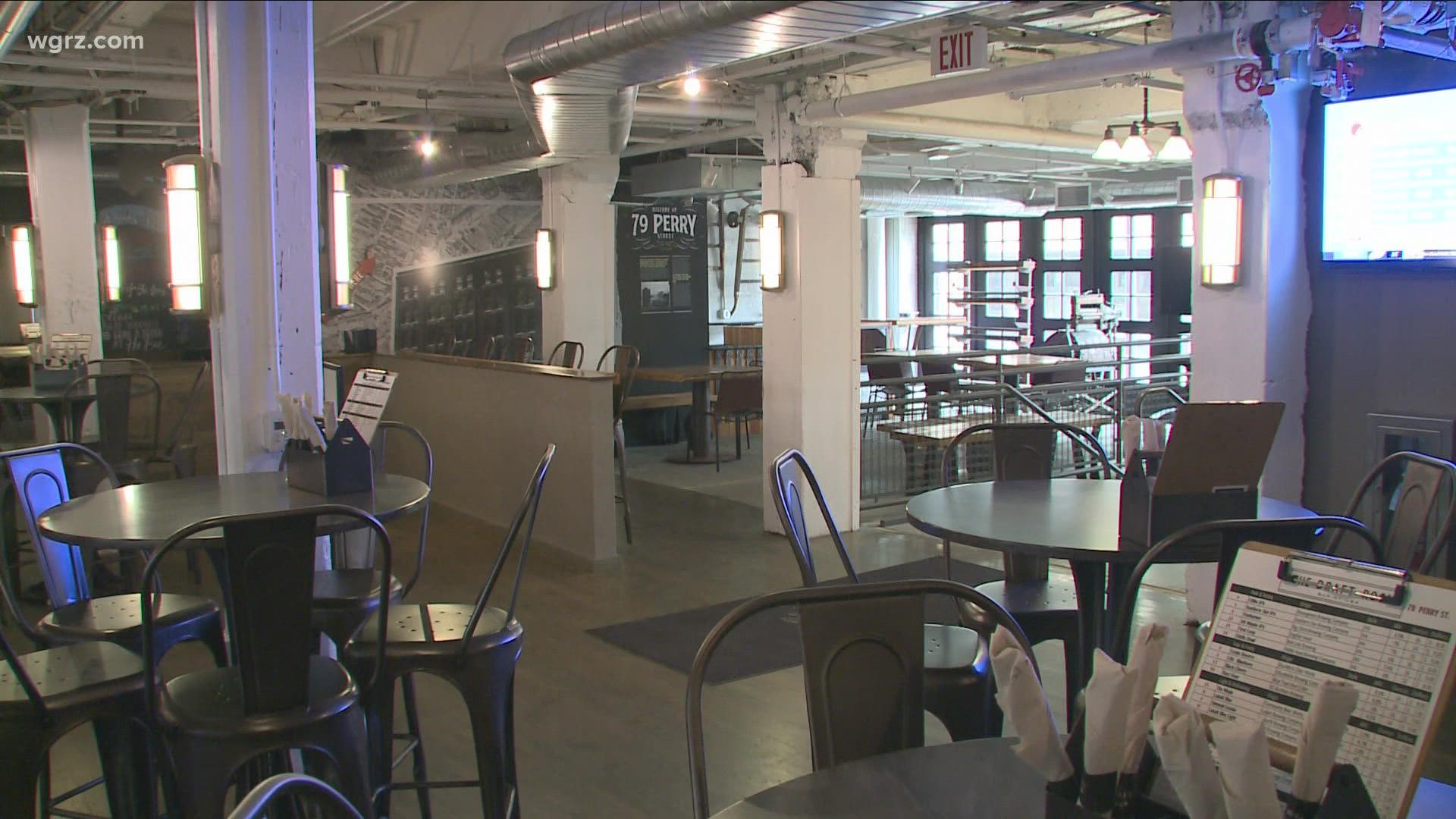 The Draft Room bar opened its doors once again to customers.