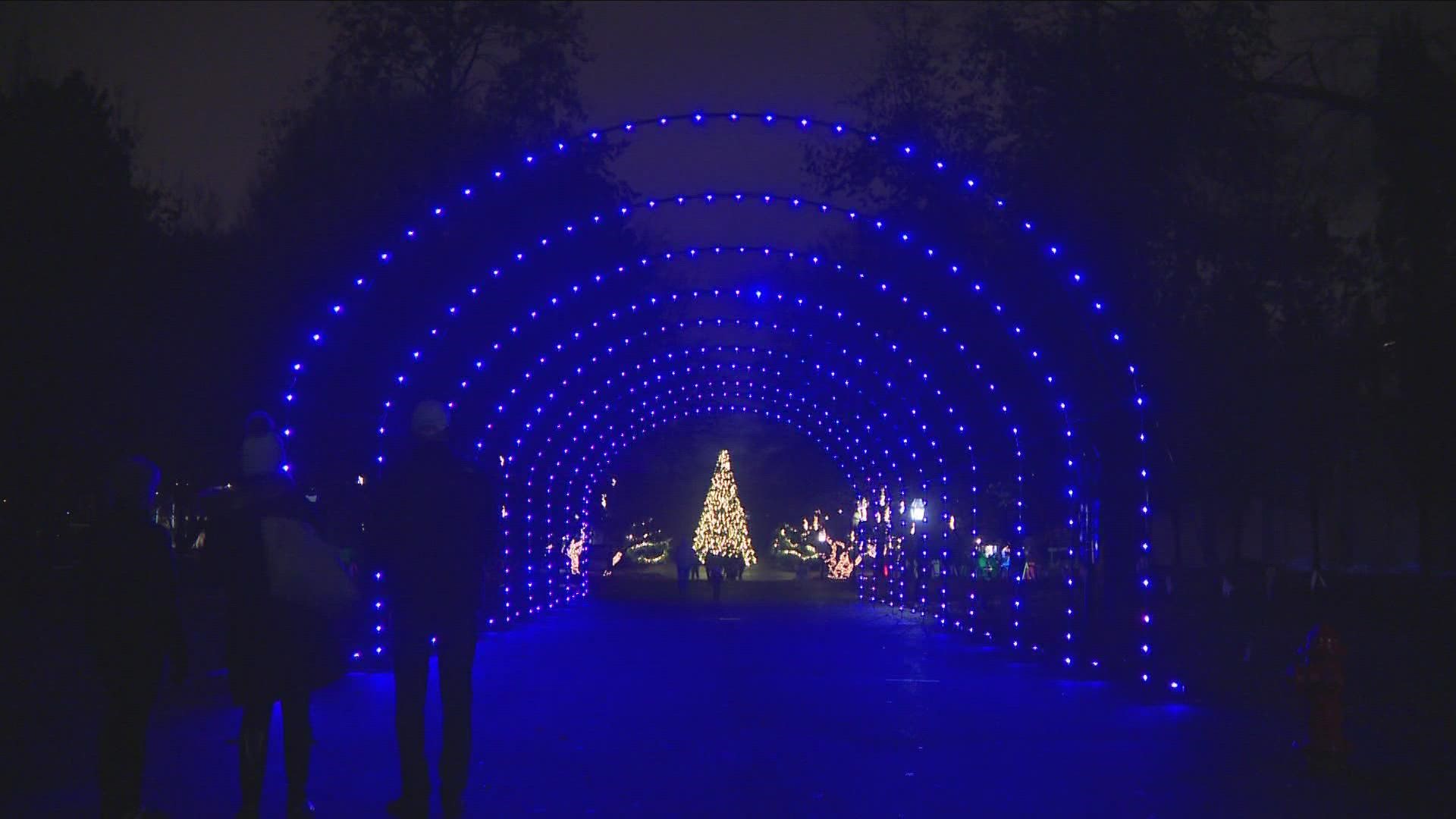 Zoo Lights are open most weekends through December, plus the whole last week of the month, from 5:30 p.m. to 9 p.m.