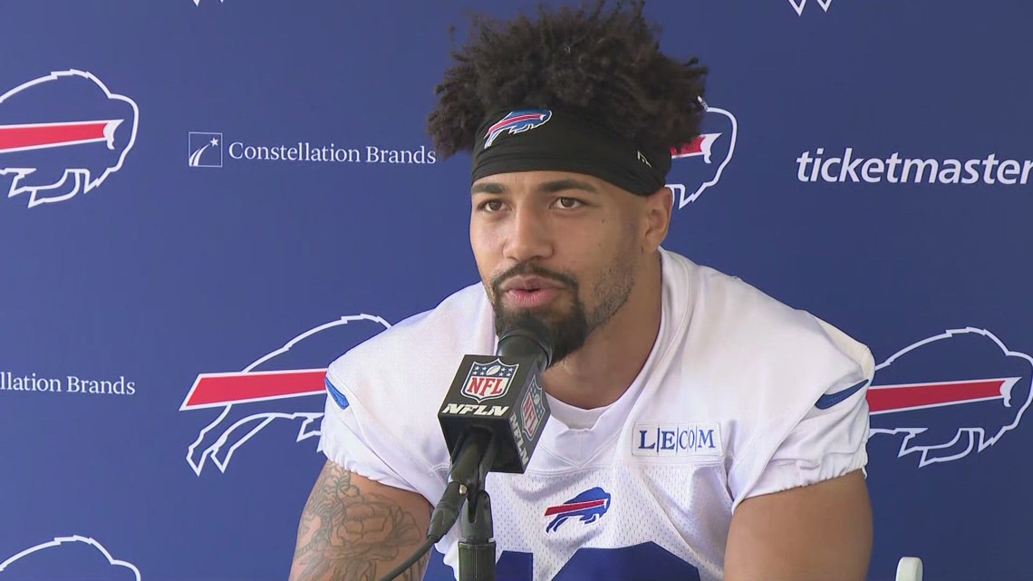 Buffalo Bills Khalil Shakir speaks to media at training camp | wgrz.com