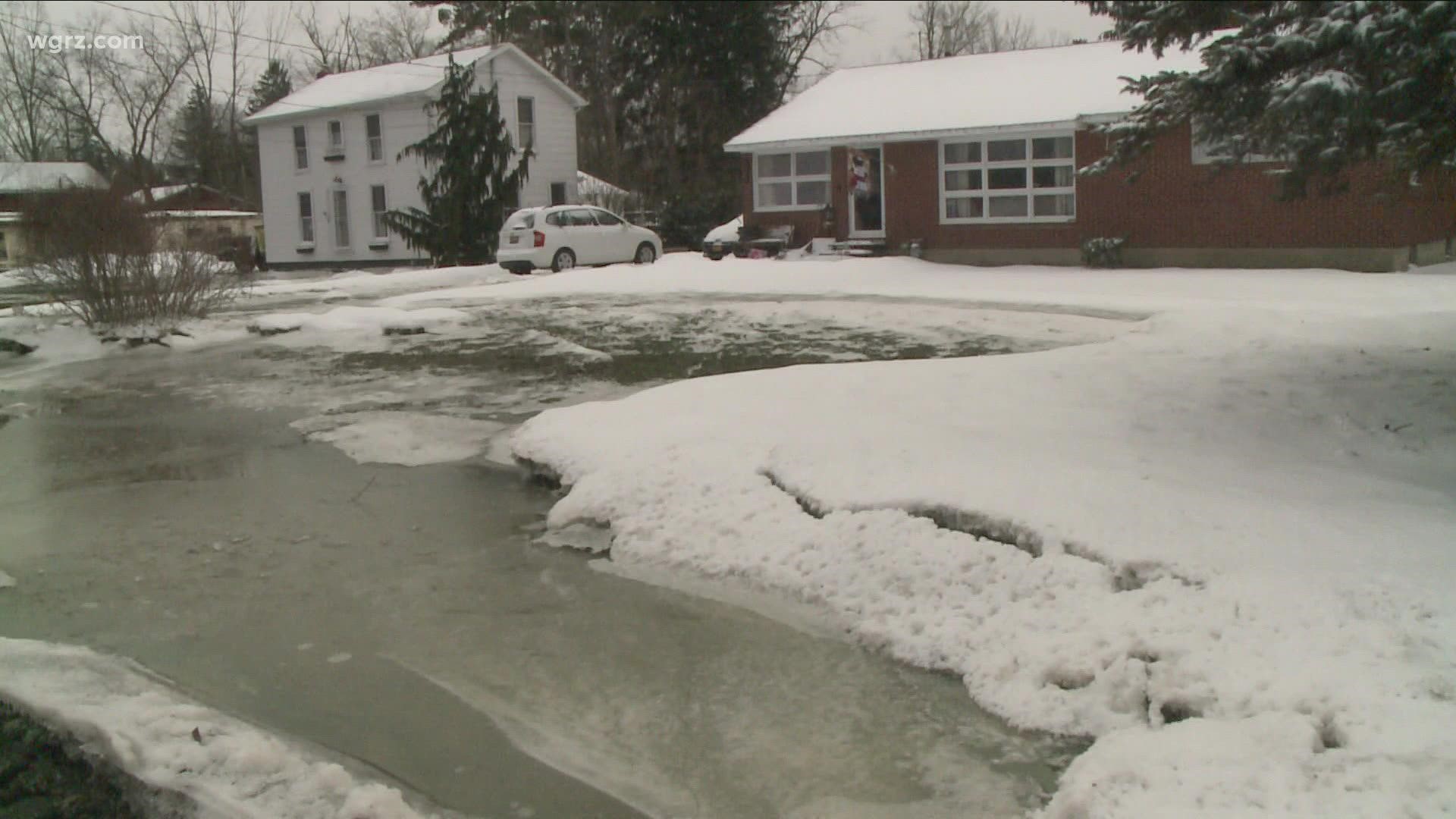 The town of Evans is under a state of emergency tonight after being hit by quite a bit of flash flooding Thursday night.