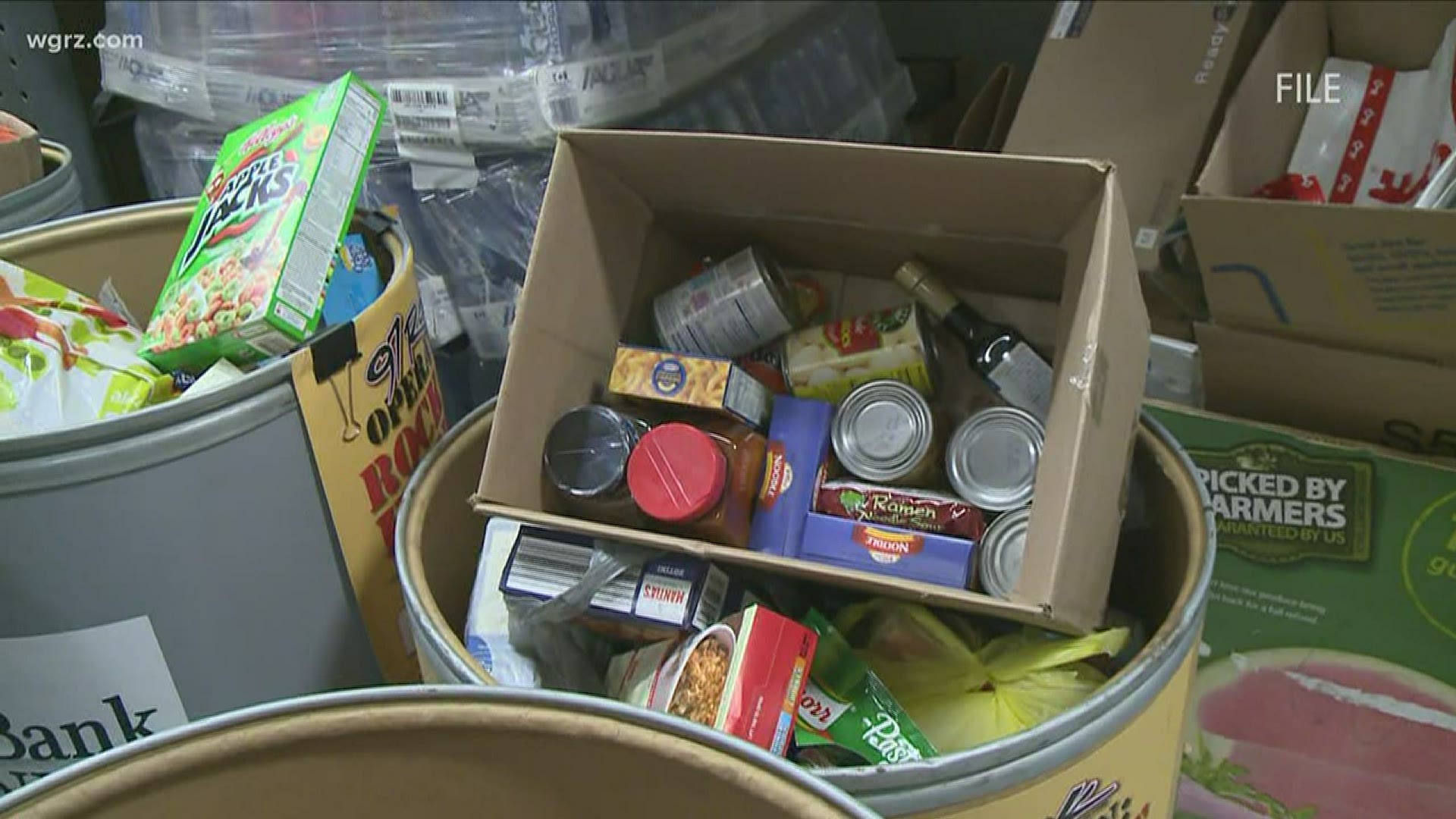 The organization has been asking people to host no-contact food drives and make virtual donations.