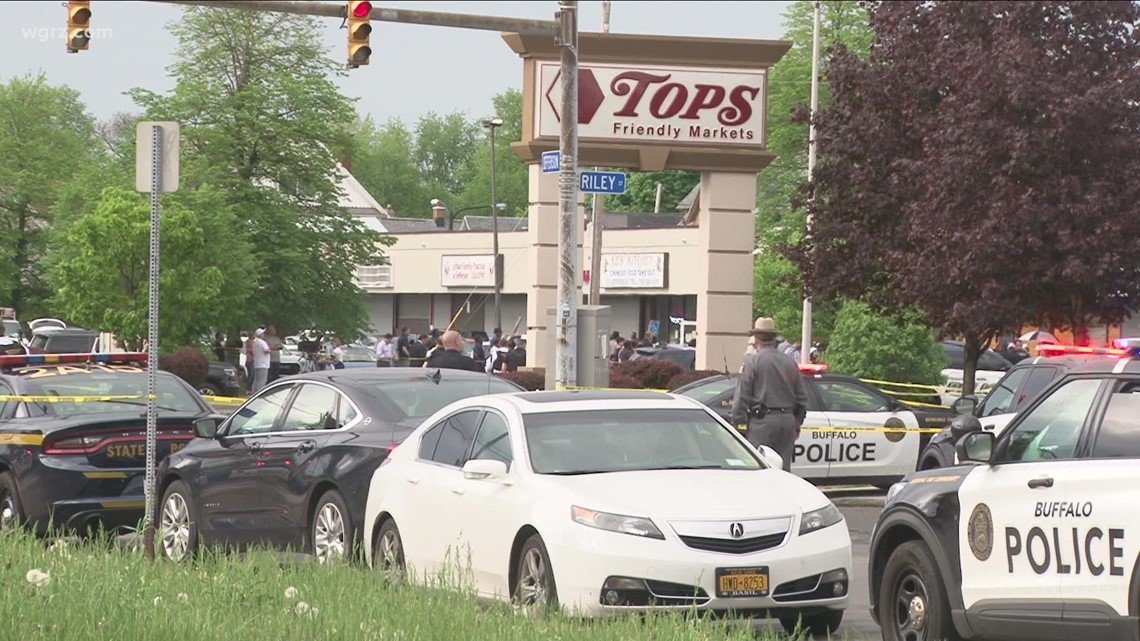 Security guard hailed as a hero following mass shooting in Buffalo