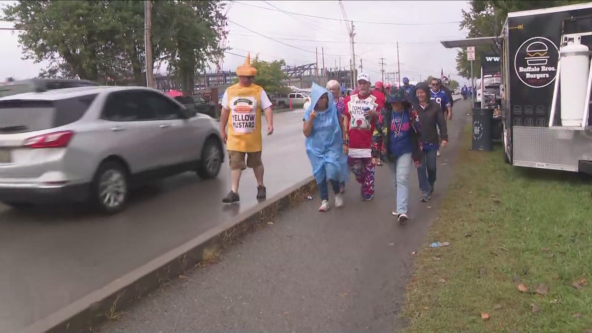 From all over the country and even the world, including a family from Australia and Germany are in Orchard Park to cheer on the Bills.