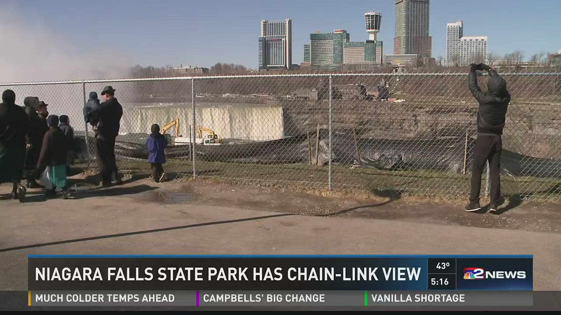 Niagara Falls State Park Has Chain-Link View