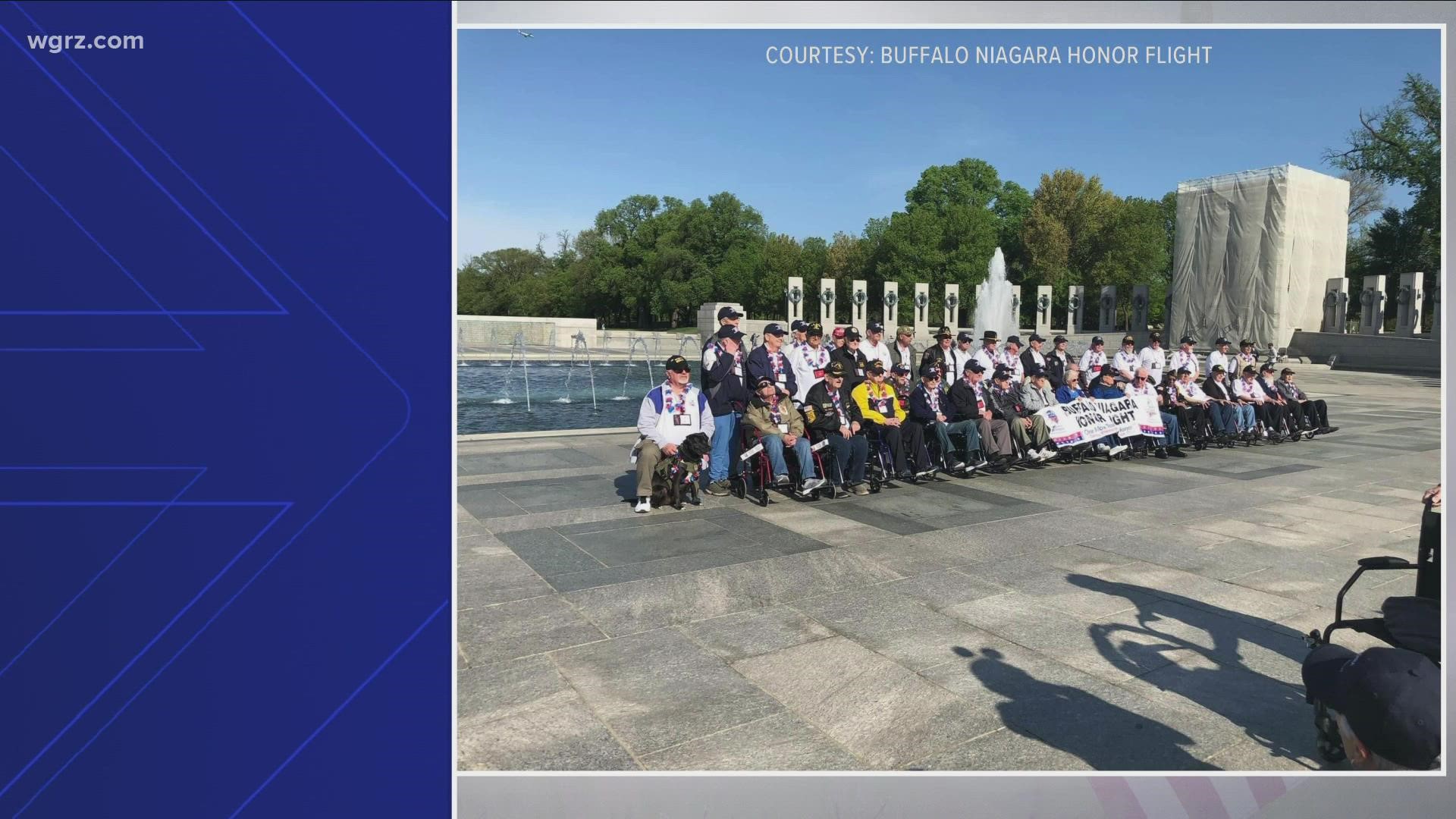 The Buffalo Niagara Honor Flight Mission 11 took 46 local veterans to Washington, DC to experience the nation's war memorials.