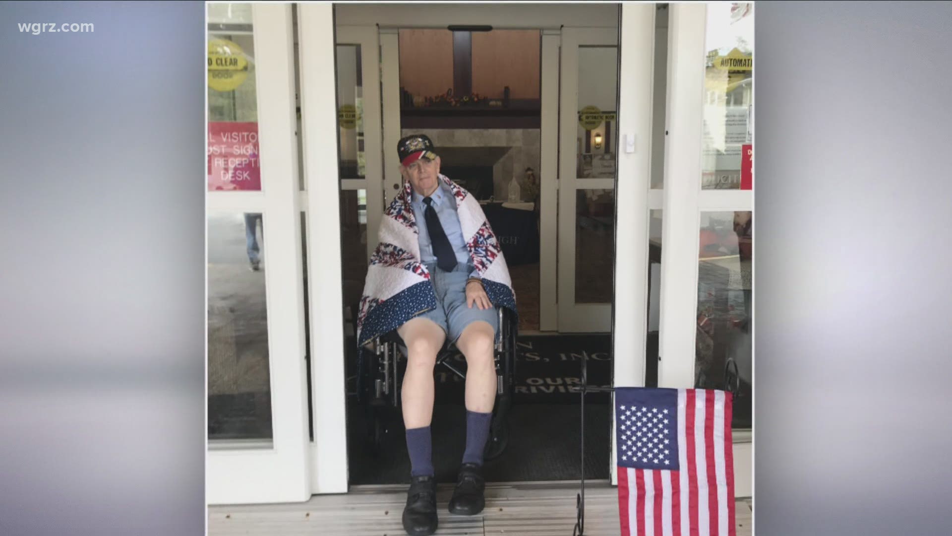 A Western New York Coast Guard veteran was honored with a "quilt of valor" on Saturday.