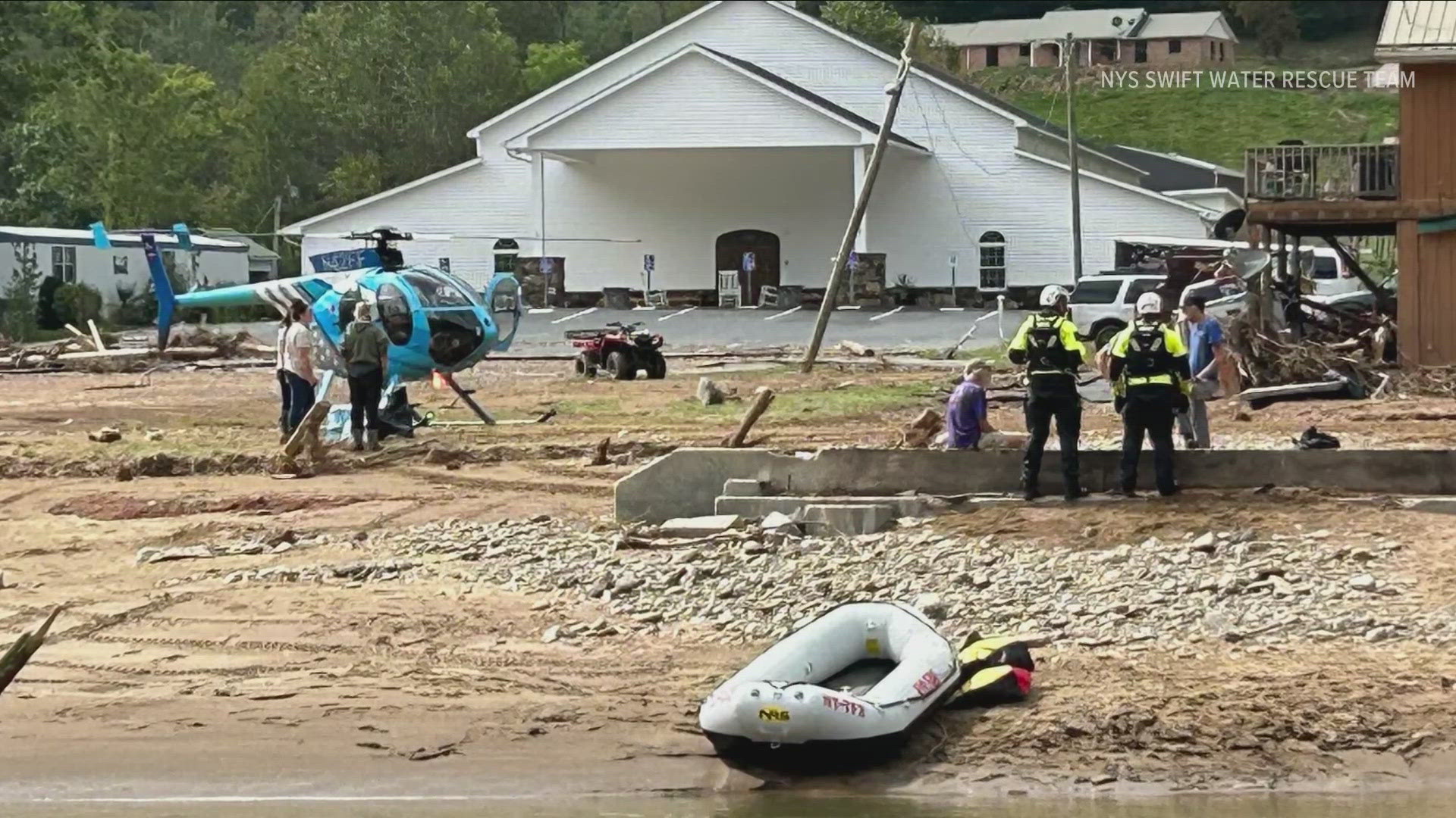 Swift Water Rescue Team returns home from North Carolina