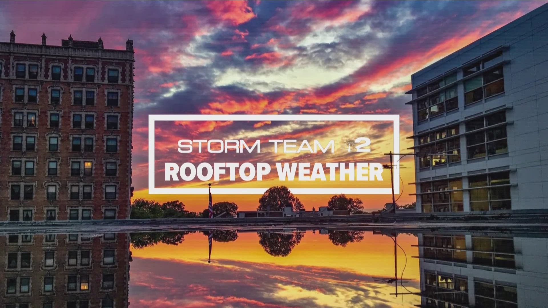 Storm Team 2 Rooftop Weather Forecast with Patrick Hammer 4/17/24