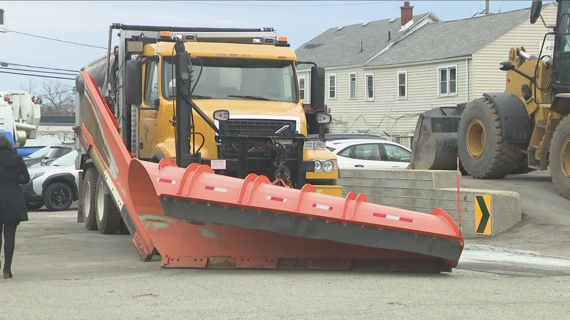 Erie County DPW preps for the coming storm