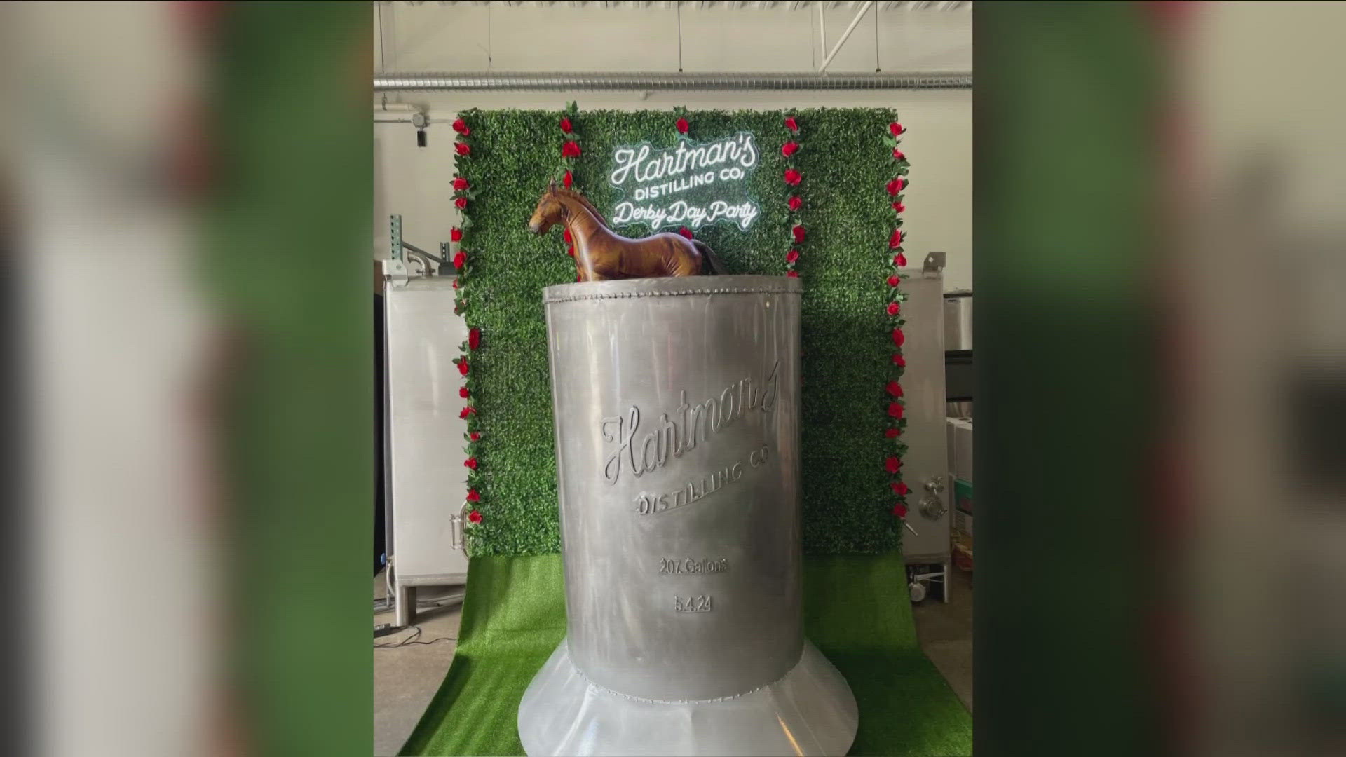 Hartman's Distilling Co. attempting largest Mint Julip for Derby Day Party