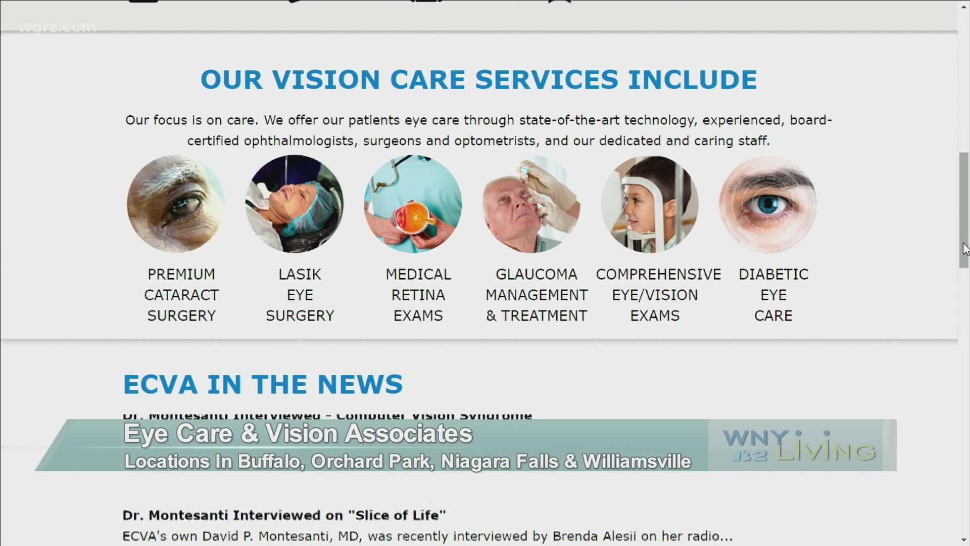 WNY Living - September 25 - Eye Care & Vision Associates (THIS VIDEO IS SPONSORED BY EYE CARE AND VISION ASSOCIATES)