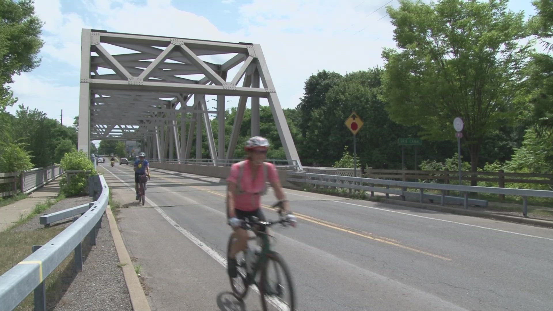 Bike riders will be making an 8 day ride from the start of the canal, to the end in Albany. 