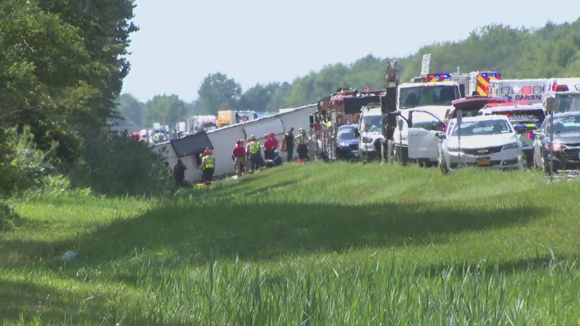 Thruway crash NYS Police investigation