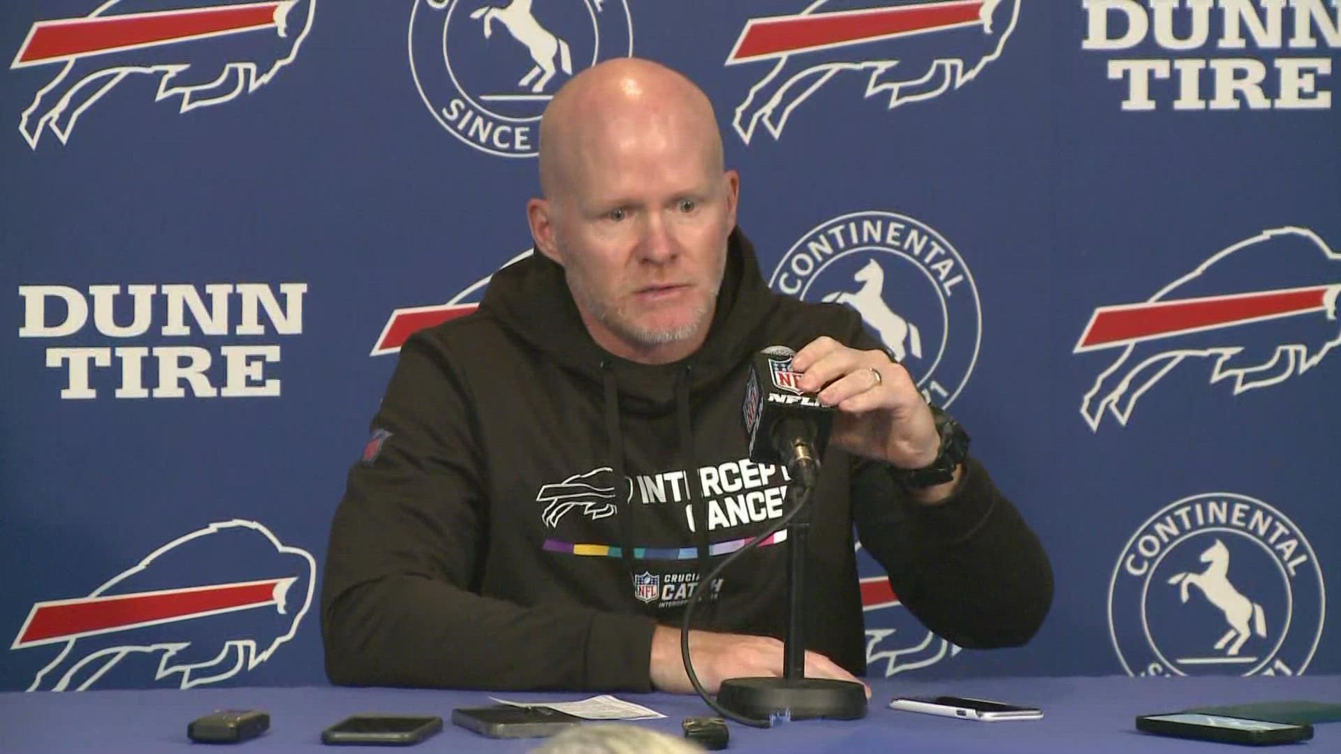 Buffalo Bills head coach says team will adjust if game is affected by snow  storm