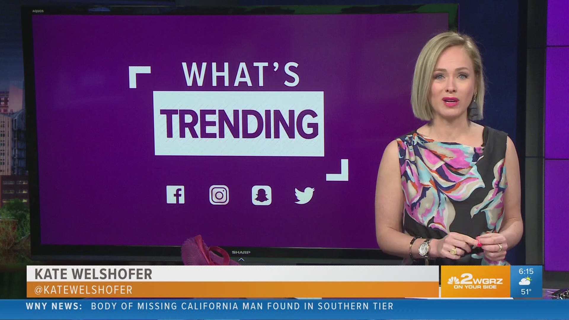 In today's What's Trending?, Kate Welshofer introduces us to a dog that got to travel with the Queen & a baseball fan who tackled a ginormous banana split