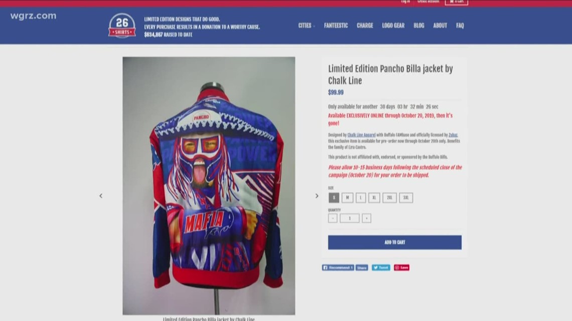 Local artist paints tribute to Bills players and Pancho Billa