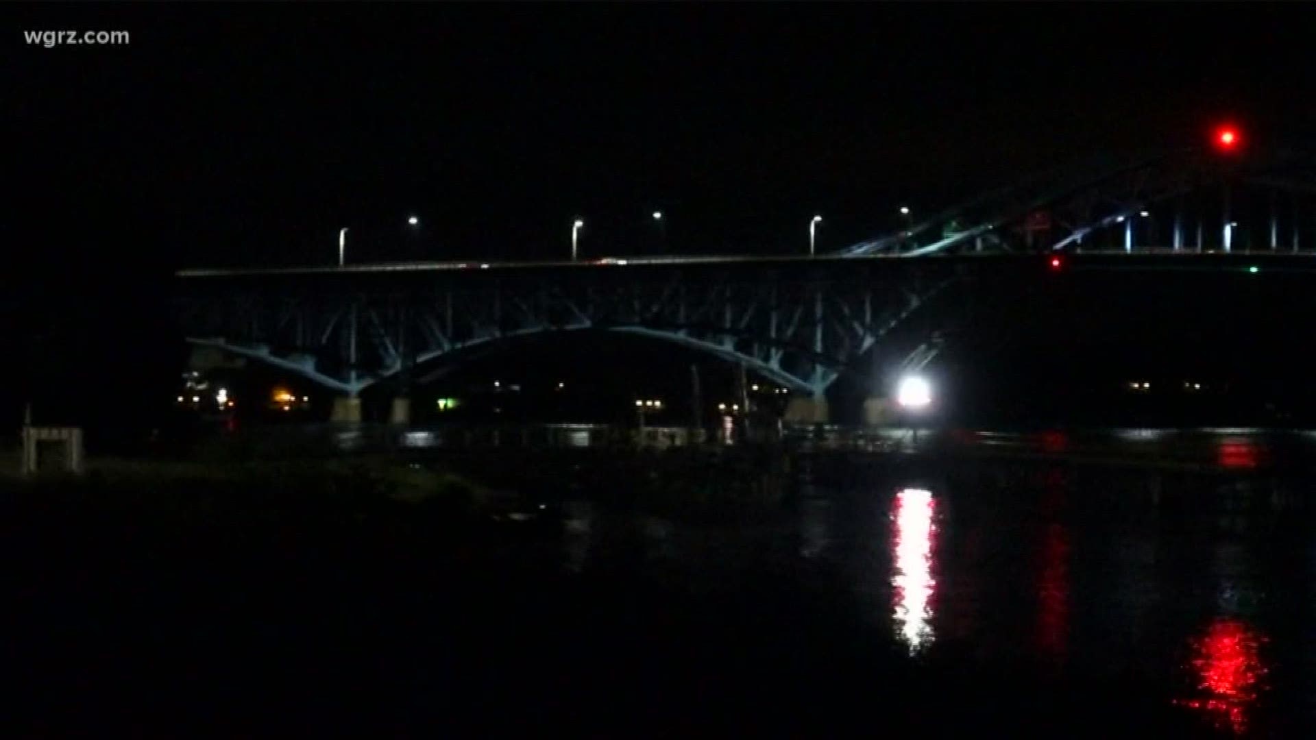 The Thruway Authority says the northbound South Grand Island Bridge will be closed Sunday from midnight until 1 p.m. to accommodate the cast and crew.