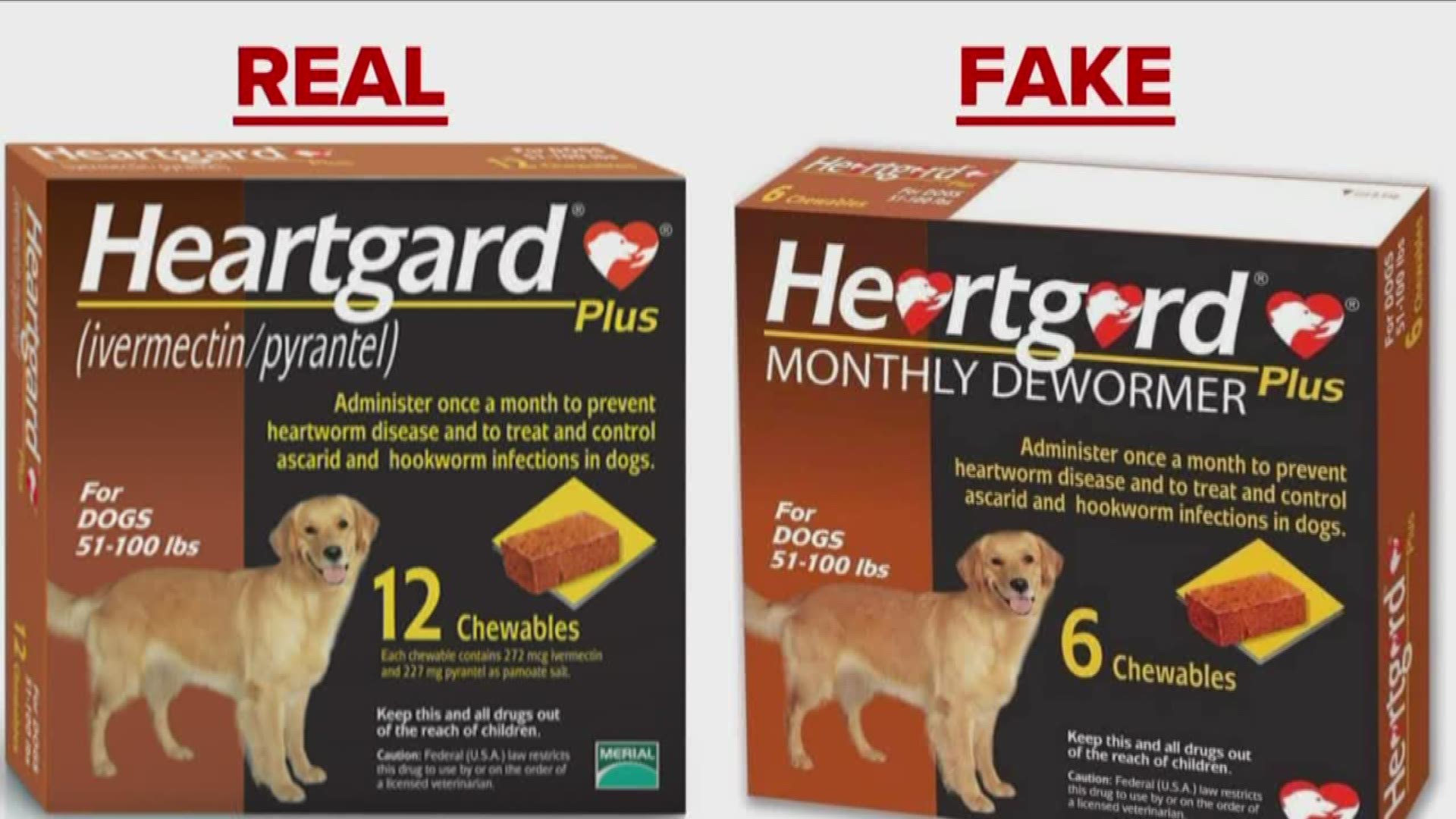 The FDA says counterfeit pet medications are becoming a significant concern.