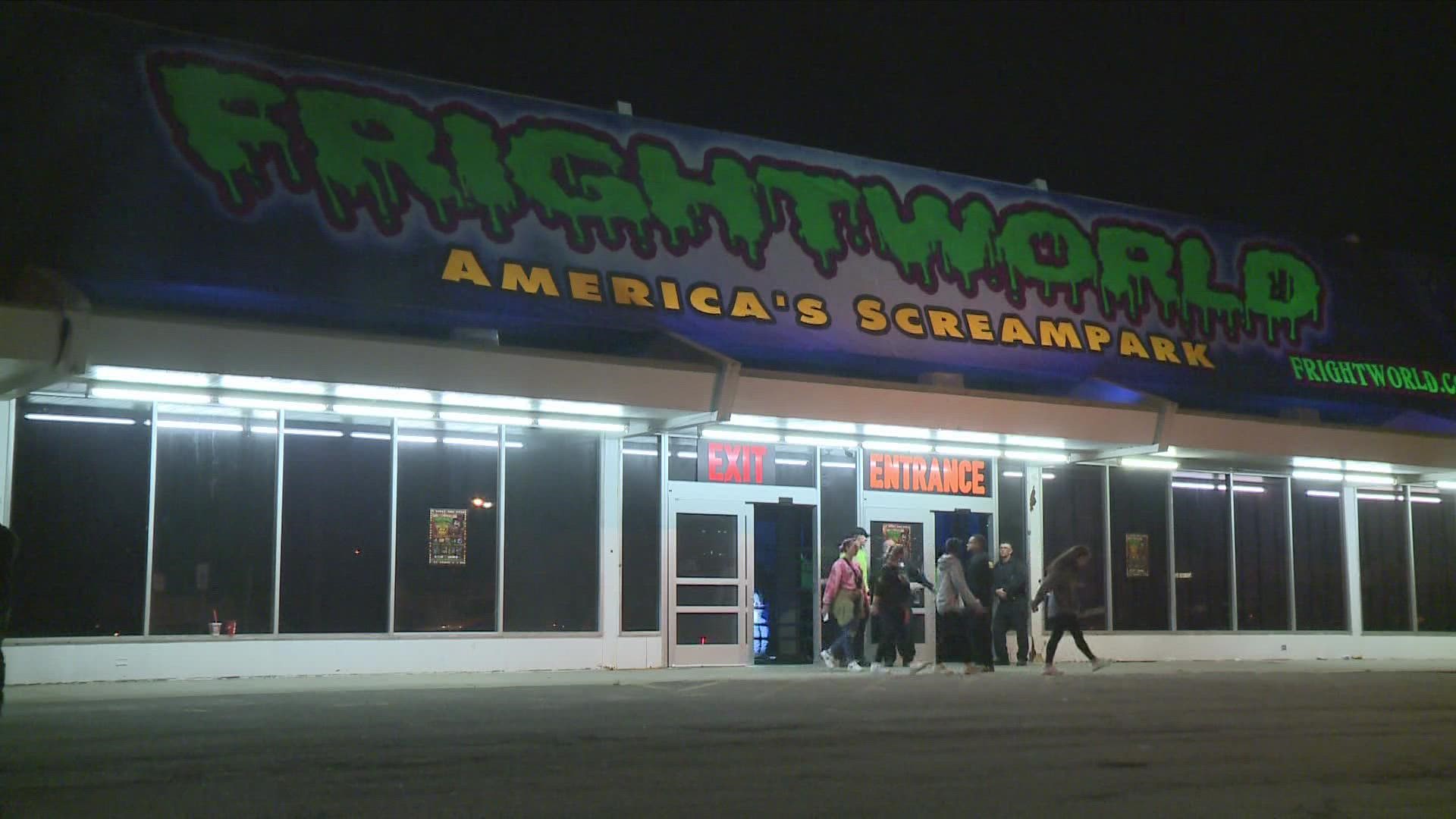 Frightworld is now open in the former Kmart, at Hertel Avenue and Delaware Avenue. Tickets start at $40 a person and will get you into all five haunted houses.