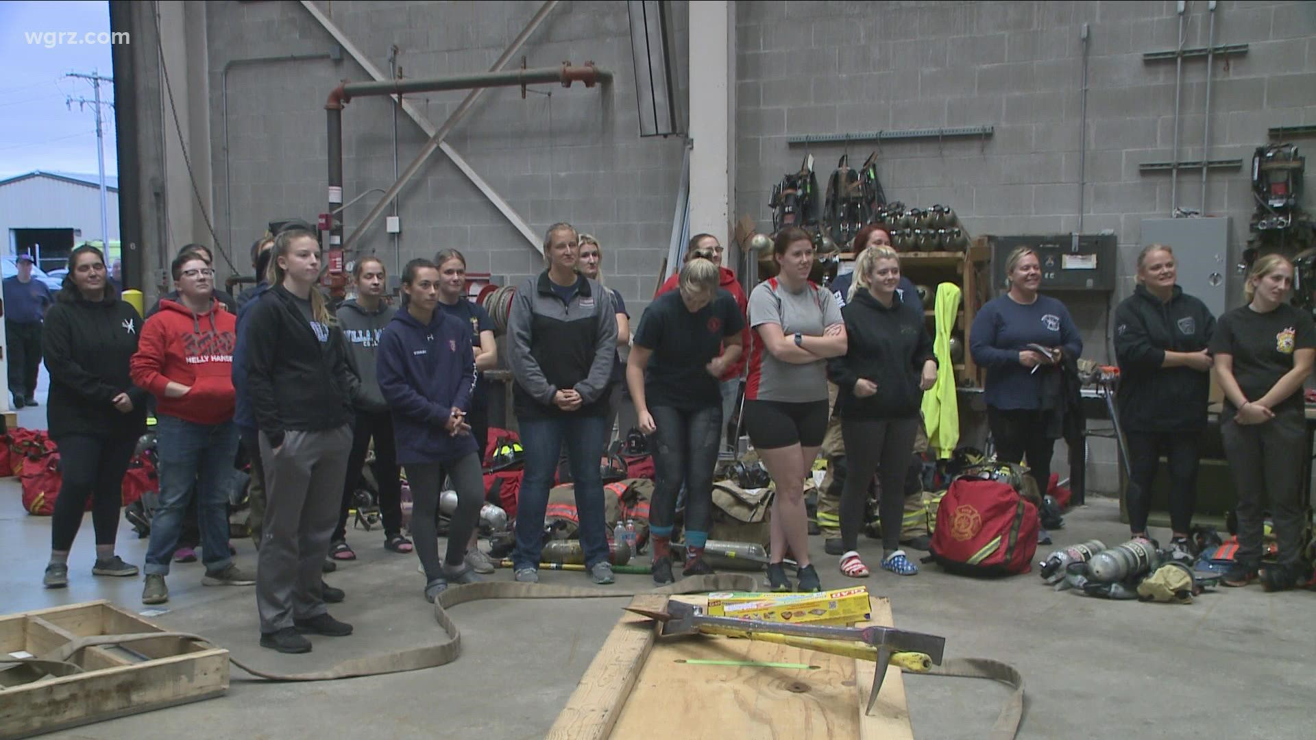 Erie County hosts female firefighter training