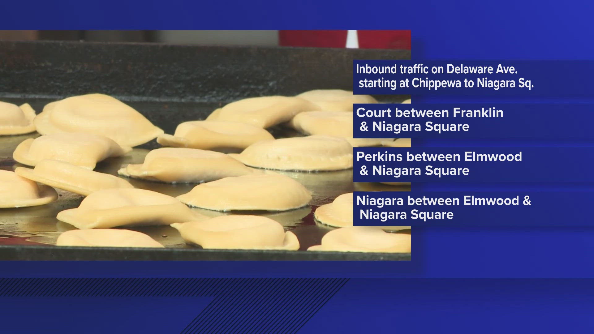 Taste of Buffalo road closures this weekend