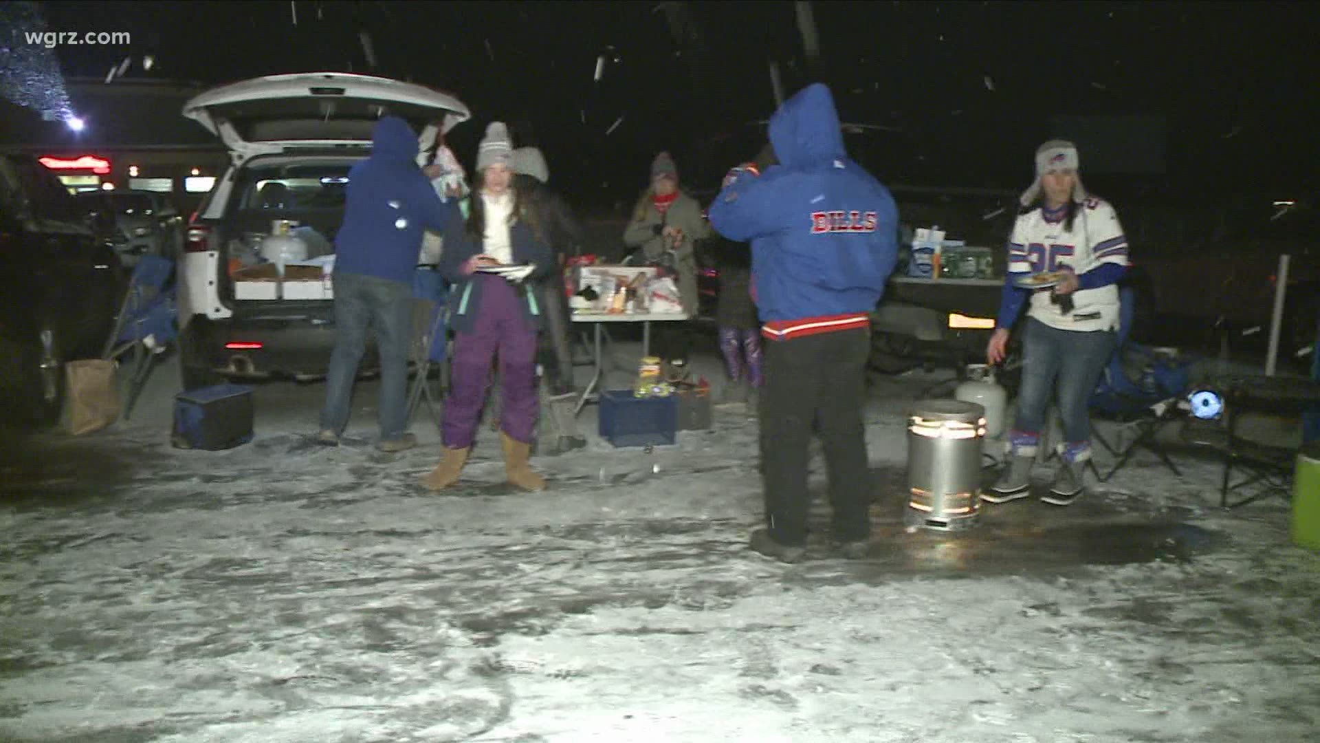 Bills fans are no stranger to cold weather, this is Buffalo, after all. Tonight was no exception.
