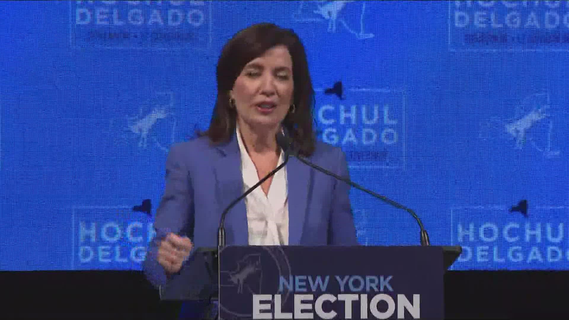 Kathy Hochul became the first woman elected as Governor of New York