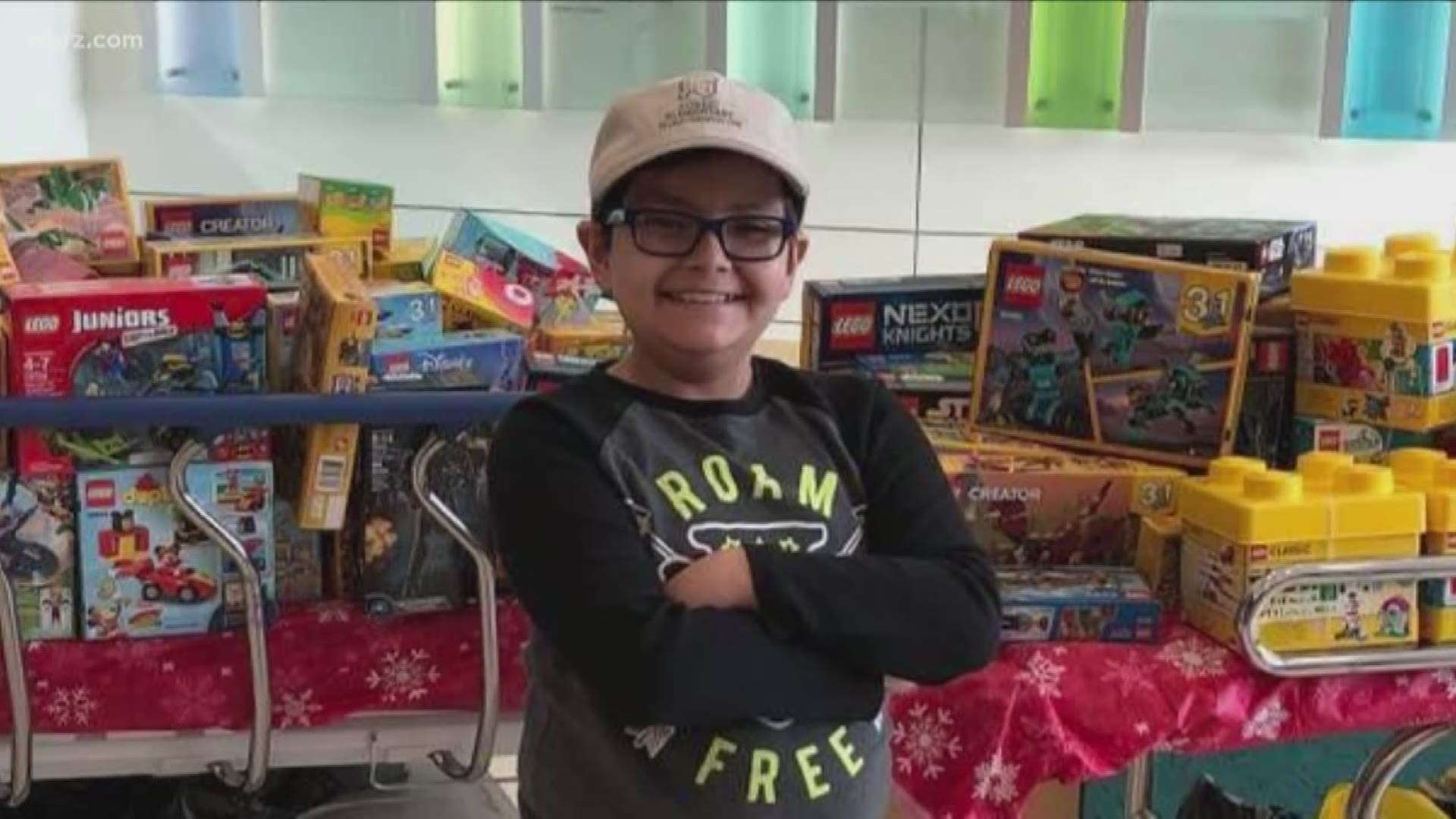 Sebastian Bradley was a 10-year-old boy who collected hundreds of Lego sets for sick kids while he fought cancer