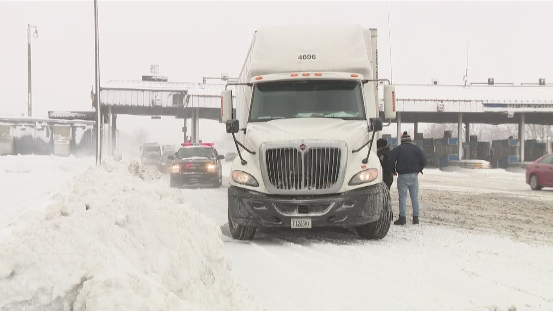 Update on tractor trailer and bus ban on the thruway and roads across WNY