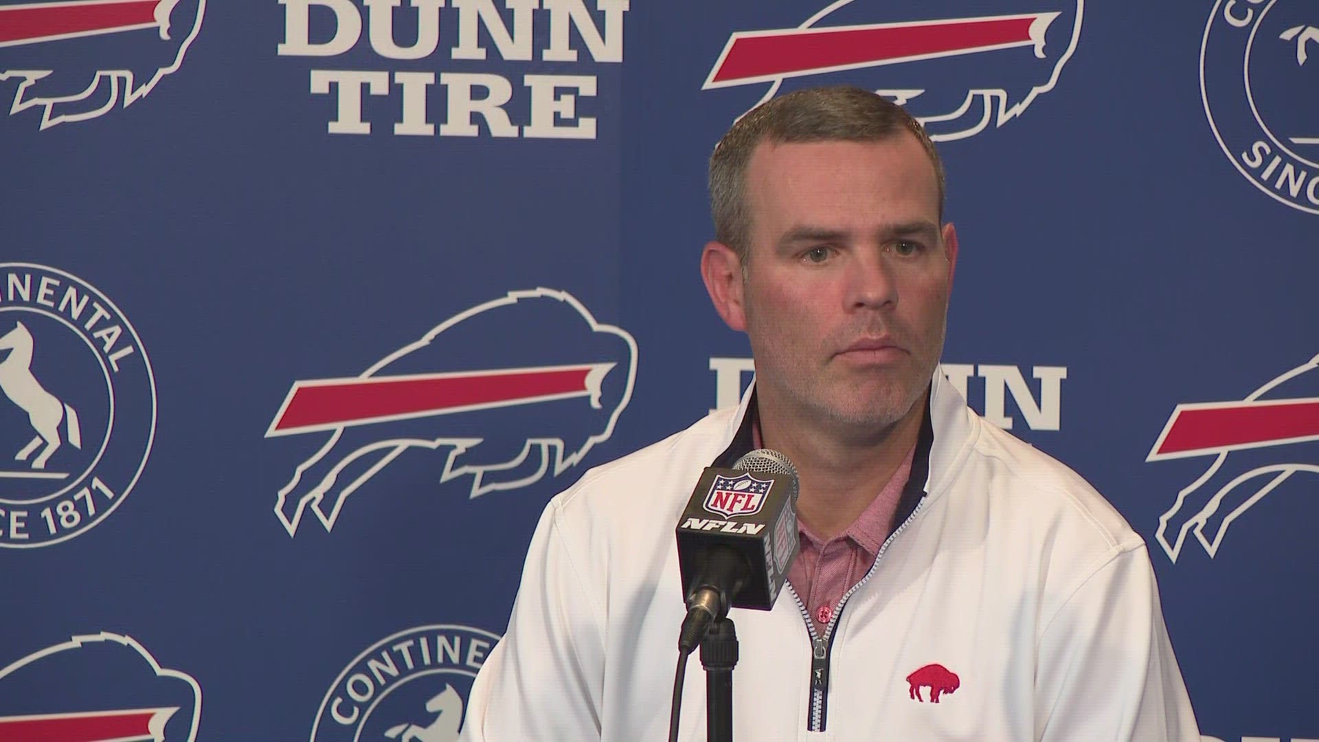 Bills GM Brandon Beane discussed the team's start to free agency during a news conference on Thursday, March 16 in Orchard Park.