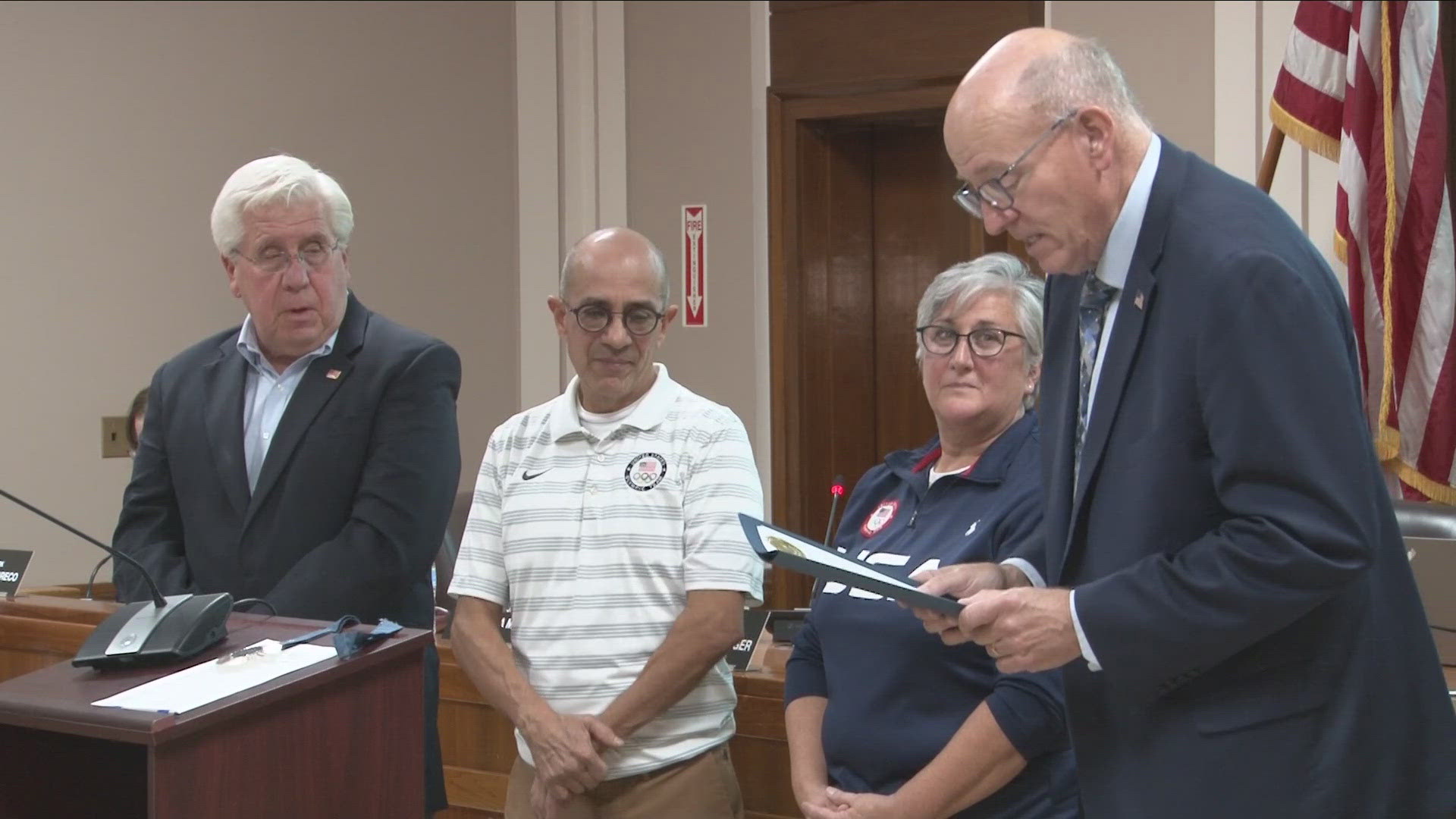 Town of Tonawanda recognizes Olympic medalist Anita Alvarez