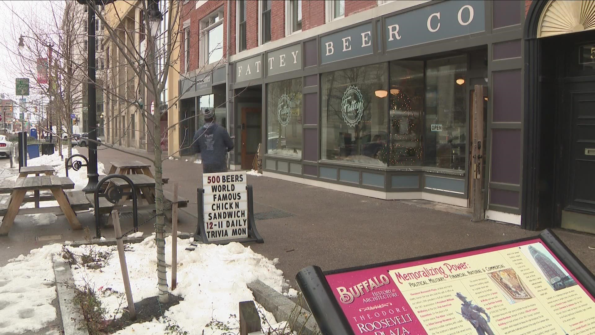 As the city prepares for the annual New Years Eve ball drop, area businesses are trying to recover from the storm while the community itself, from a tough year.