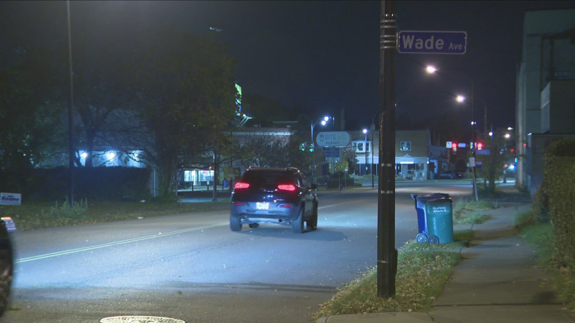 The shooting happened around 6:07 p.m. on Wade Avenue, near Main and Holden streets.