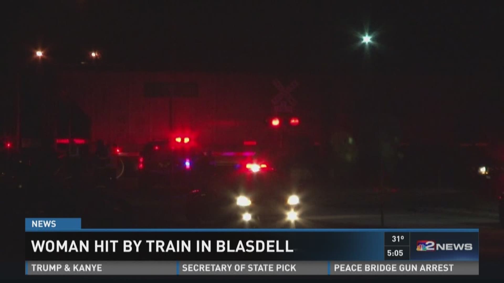 Woman Hit By Train In Blasdell