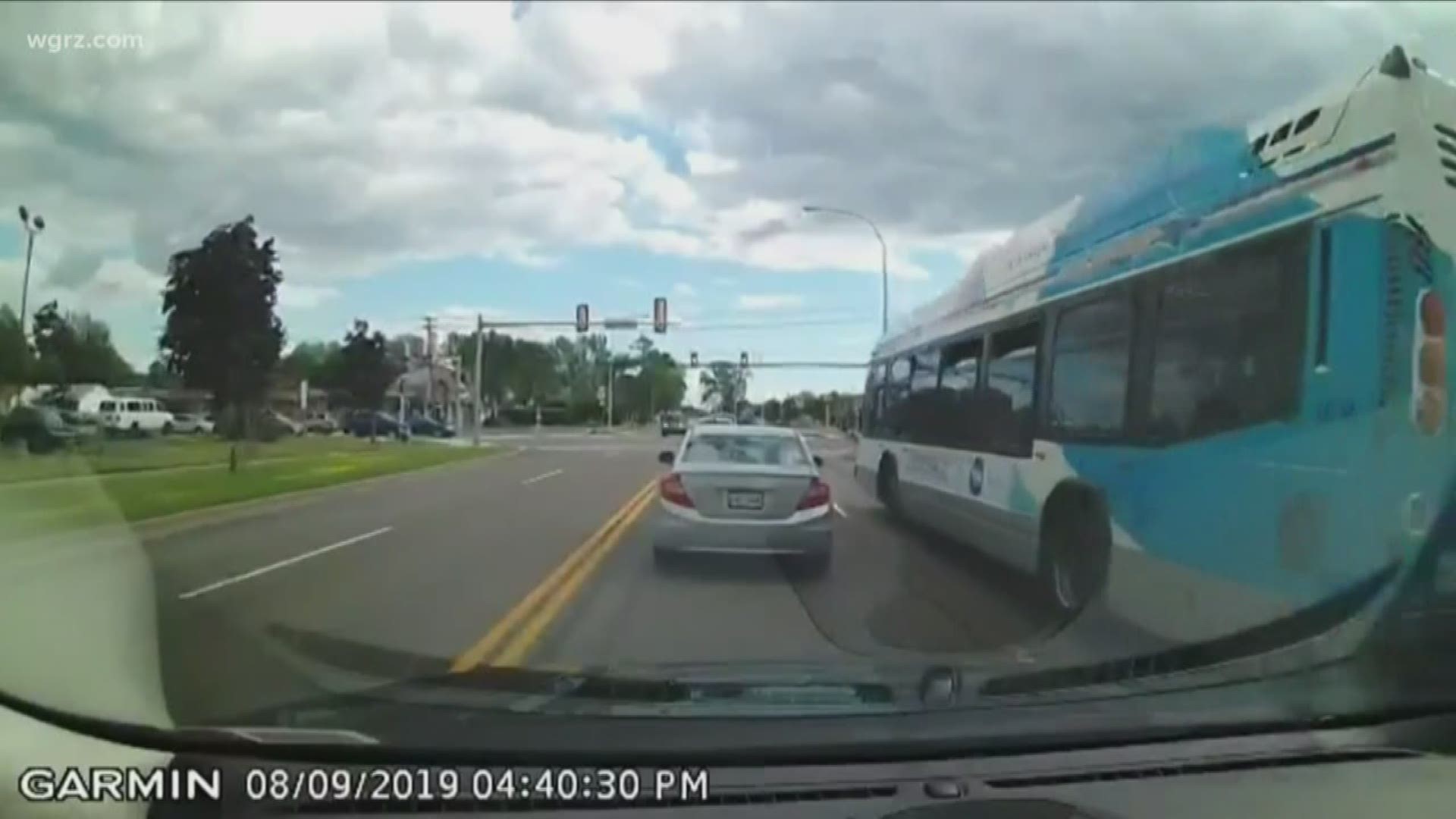 The man who took dash cam video of a bus running a red light in Tonawanda last week will be meeting with NFTA investigators soon. It happened last Friday at the corner Colvin and Brighton.