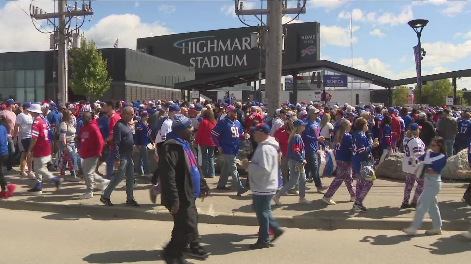 Bills Mafia came out in full force after waiting months for the new season to get underway.