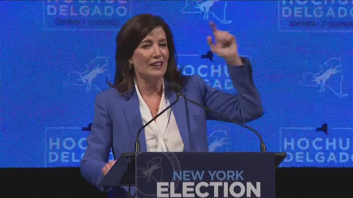 Gov. Kathy Hochul declares victory in race for governor