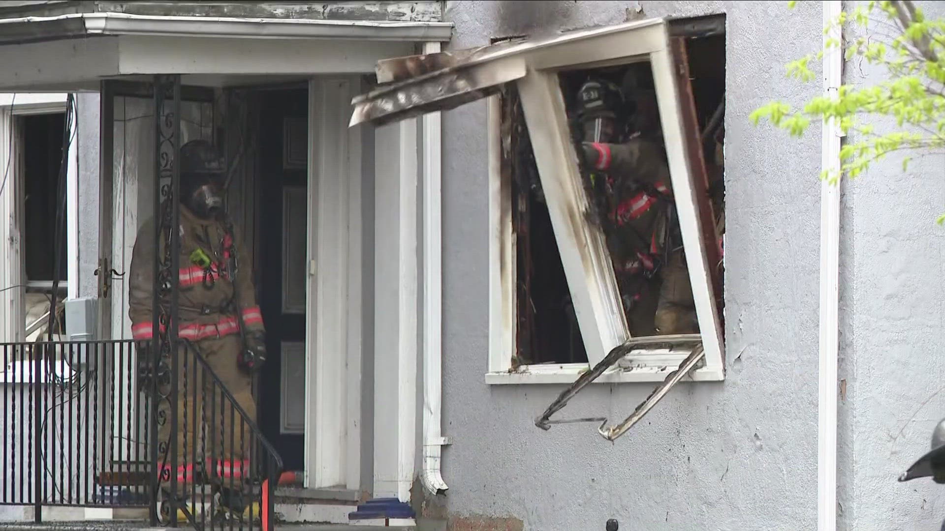 Buffalo Fire Department crews responded around 3:30 p.m. to a fire on the 300 block of Parker Avenue.