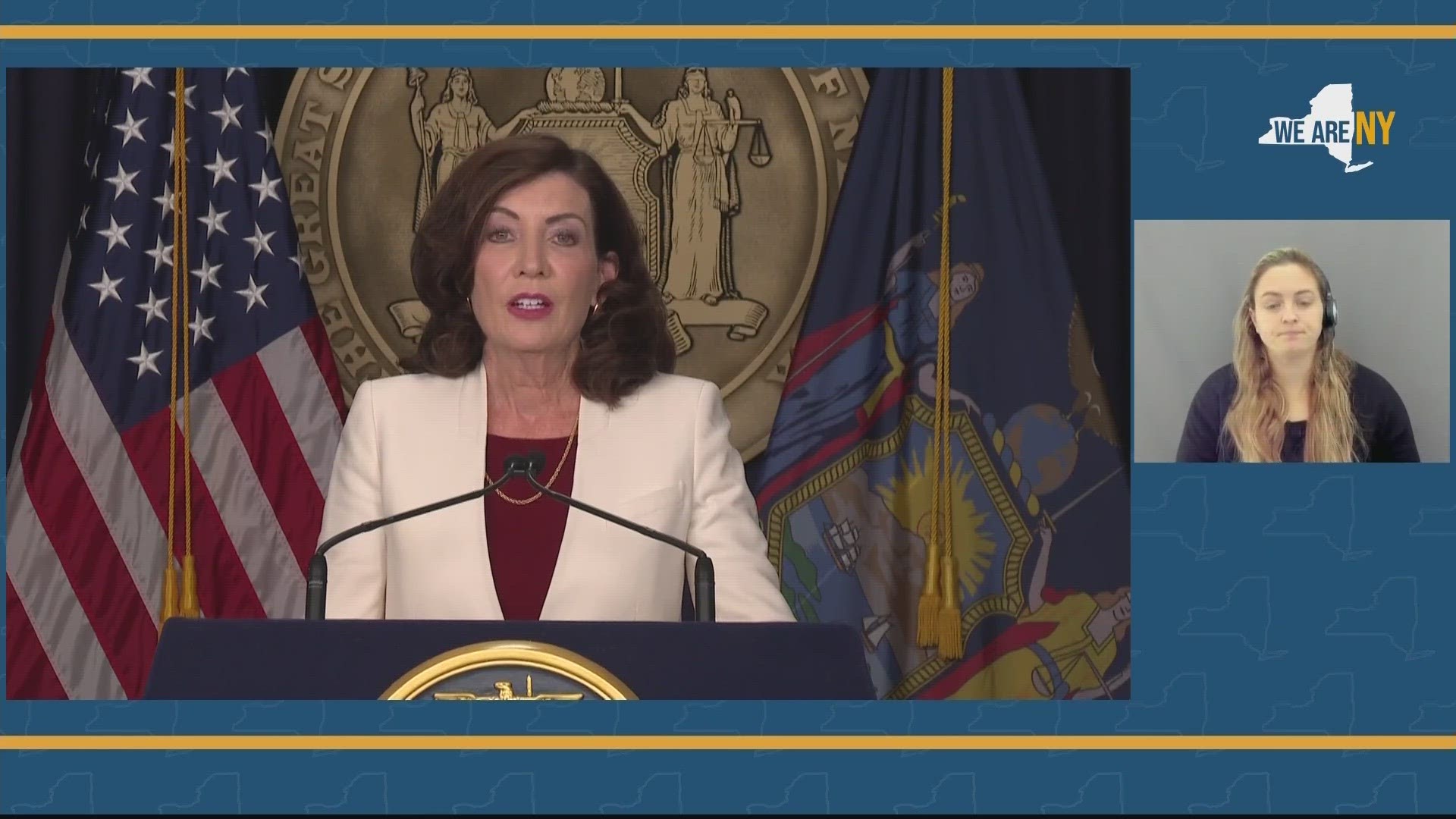 Gov. Hochul makes significant points about anti-muslim and online hate for antisemetic rhetoric on social media.